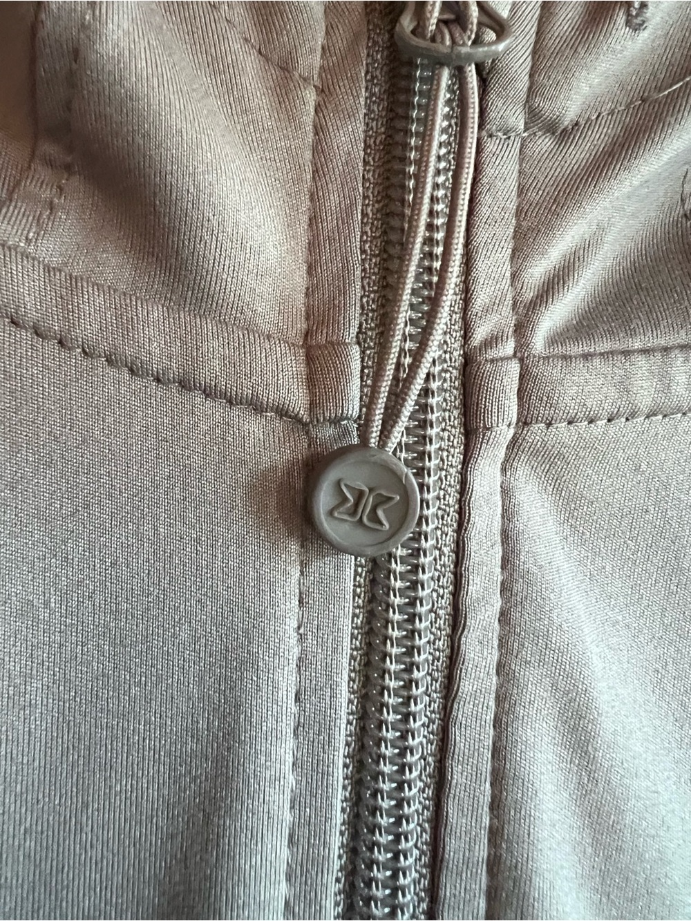 RBX Olive Green Zip Up Athletic Jacket Small Lightweight Athleisure Hoodie - Picture 4 of 7